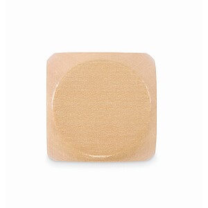 Schima wooden dice 5cm dia, wood