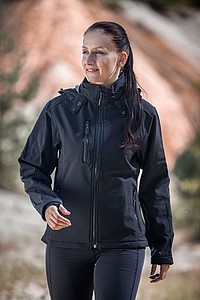 SCHWARZWOLF BREVA Women, black, logo on back, size XL