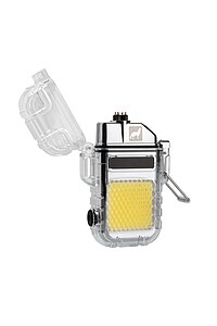 SCHWARZWOLF CALBUCO Electrical rechargeable lighter with a COB flashlight