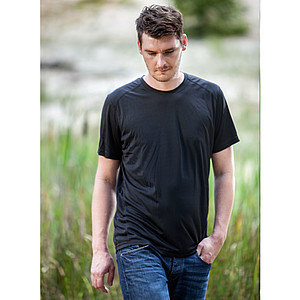 SCHWARZWOLF COOL SPORT Functional quick dry T-shirt – men, black XXXL