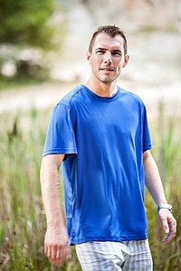 SCHWARZWOLF COOL SPORT Functional quick dry T-shirt – men, blue XXL