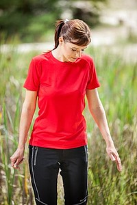 SCHWARZWOLF COOL SPORT Functional quick dry T-shirt – women, red XL