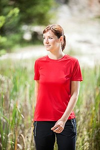 SCHWARZWOLF COOL SPORT Functional quick dry T-shirt – women, red XL