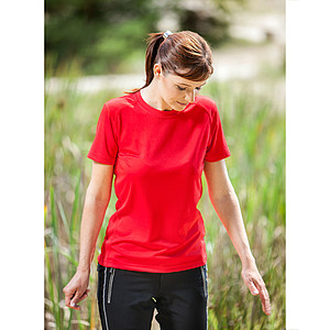 SCHWARZWOLF COOL SPORT Functional quick dry T-shirt – women, red XL