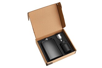 SCHWARZWOLF MADONIE hip flask set.