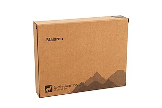 SCHWARZWOLF MALAREN Outdoor towel, grey