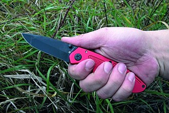 SCHWARZWOLF MATRIX Pocket knife, red