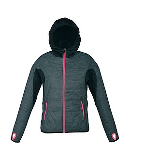 SCHWARZWOLF MODOC jacket, women, grey/ pink zipper, S