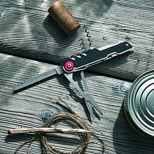 SCHWARZWOLF PELAT Multifunctional knife with 9 tools