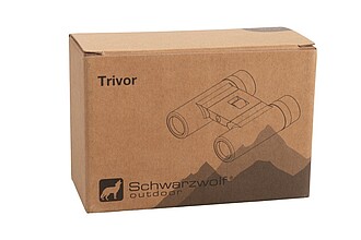 SCHWARZWOLF TRIVOR Binoculars in a neoprene case, black