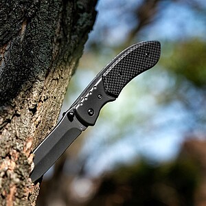 SCHWARZWOLF YERGER Pocket knife, black
