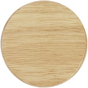 Scoll wooden coaster with bottle opener