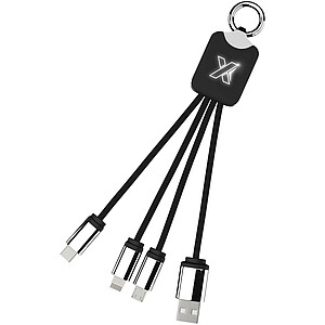 SCX.design C15 quatro light-up cable, solid black