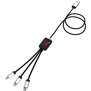 SCX.design C17 easy to use light-up cable, red