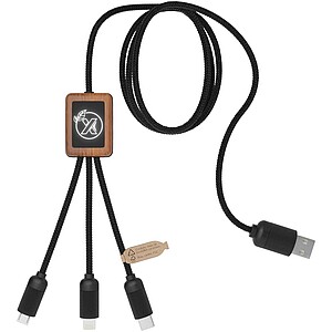SCX.design C29 3-in-1 bamboo cable, wood