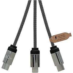 SCX.design C33 60W Type-C charging cable with dual light-up logo