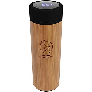 SCX.design D11 500 ml bamboo smart bottle, wood