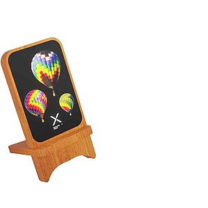 SCX.design W16 15W light-up wireless wooden stand, wood