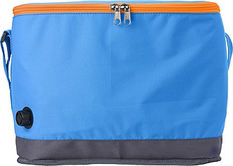 Self-inflatable cooling bag