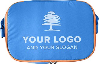 Self-inflatable cooling bag