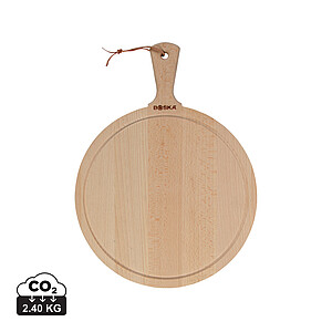 Serving Board Round Amigo L, brown