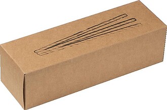 Set of 100 drink straws made of paper
