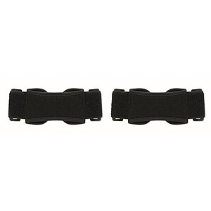 Set of 2 sports knee support, black