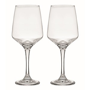Set of 2 wine glasses