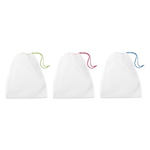 Set of 3 RPET fruit/food bags