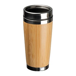 Set of drinking cup and vacuum flask