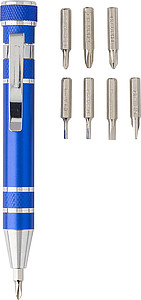 Set of torch and screwdriver in gift box