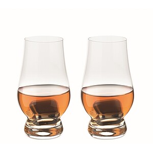 Set of whisky tasting glasses, transparent
