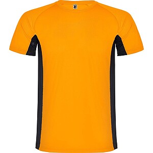 Shanghai short sleeve mens sports t-shirt, fluor orange, size M