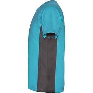 Shanghai short sleeve mens sports t-shirt, turquoise, size 2XL