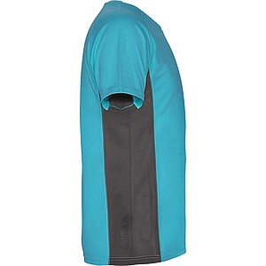 Shanghai short sleeve mens sports t-shirt, turquoise, size 2XL