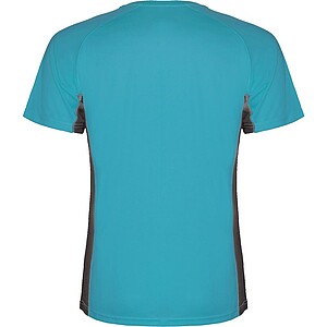 Shanghai short sleeve mens sports t-shirt, turquoise, size M