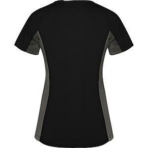 Shanghai short sleeve womens sports t-shirt, black, size L