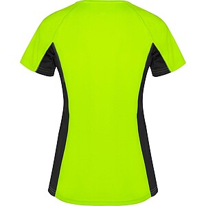 Shanghai short sleeve womens sports t-shirt, fluor green, size M