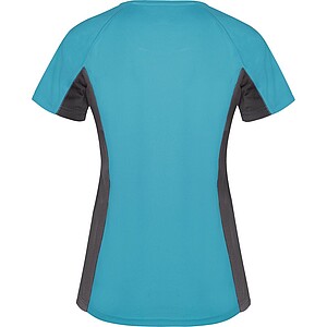 Shanghai short sleeve womens sports t-shirt, turquoise, size M