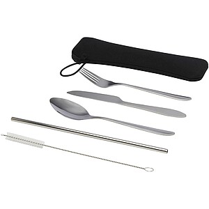 Sheen 5-piece stainless steel cutlery set, silver