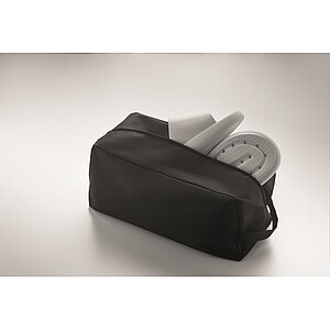 Shoe bag in 600D RPET, black