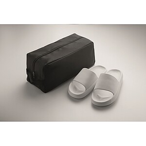 Shoe bag in 600D RPET, black