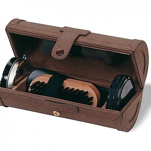 Shoe polish kit, brown
