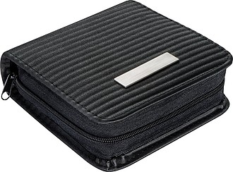 Shoe polishing and cleaning set, black