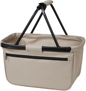 Shopper basket with zip pocket, turquise $ $