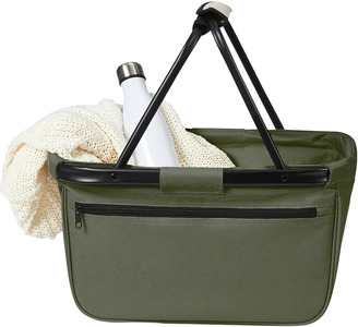 Shopper basket with zip pocket, turquise $ $ $ $