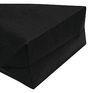 Shopper made of cotton canvas, black