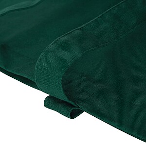 Shopper made of cotton canvas, dark green