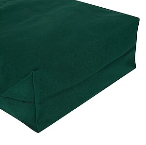 Shopper made of cotton canvas, dark green