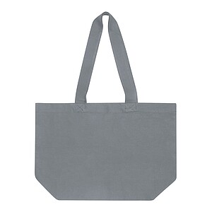 Shopper made of cotton canvas, grey